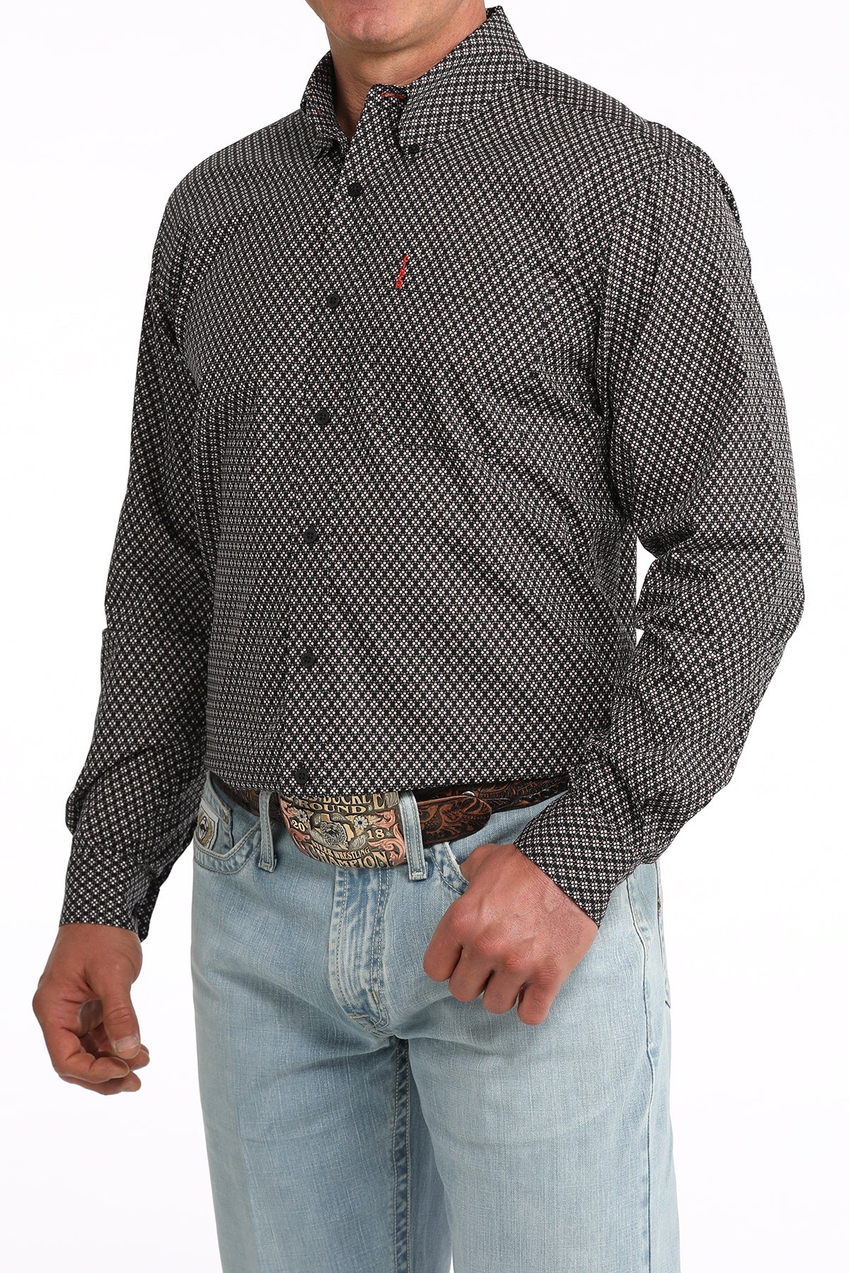 MENS MODERN FIT - NAVY PATTERN