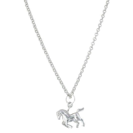 PRANCING HORSE NECKLACE