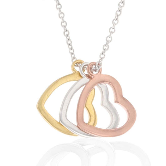 TRIO HEART NECKLACE