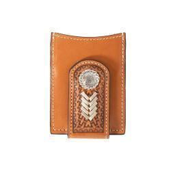 MENS NOCONA MONEY CLIP WITH RAWHIDE LACE