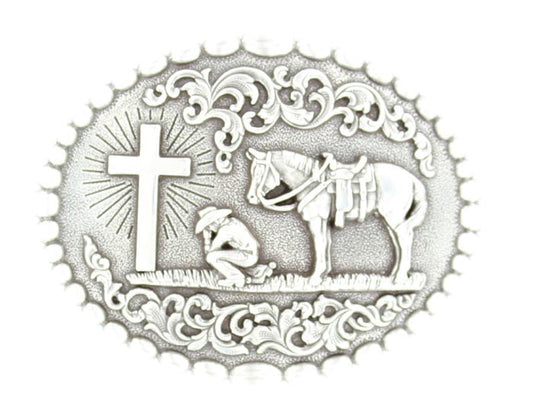 NOCONA COWBOY PRAYER BUCKLE