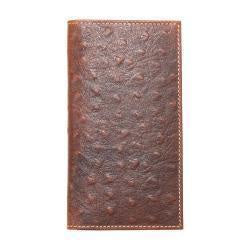 MENS OSTRICH PRINT RODEO WALLET