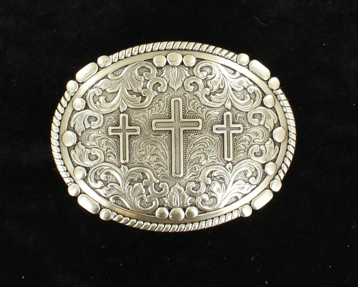 NOCONA TRIPLE CROSS BUCKLE