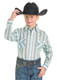 BOYS PANHANDLE VINTAGE STRIPE SHIRT