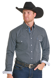 MENS PANHANDLE GEO PRINT SHIRT