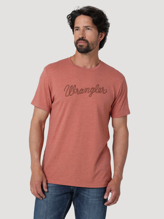 MENS WRANGLER ROPE LOGO TSHIRT