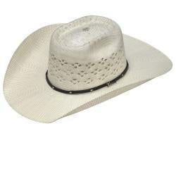 TWISTER GREY/CONCHO COWBOY HAT