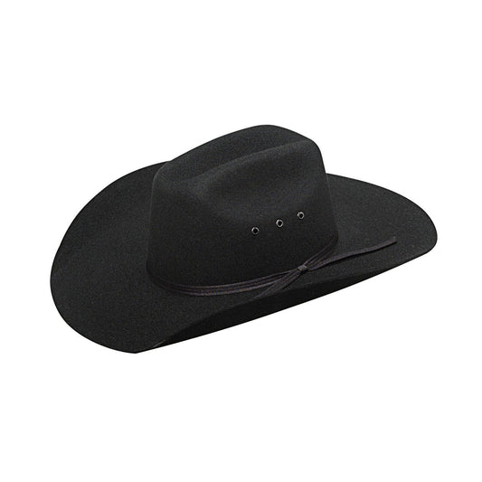 TWISTER YOUTH FELT HAT - BLACK