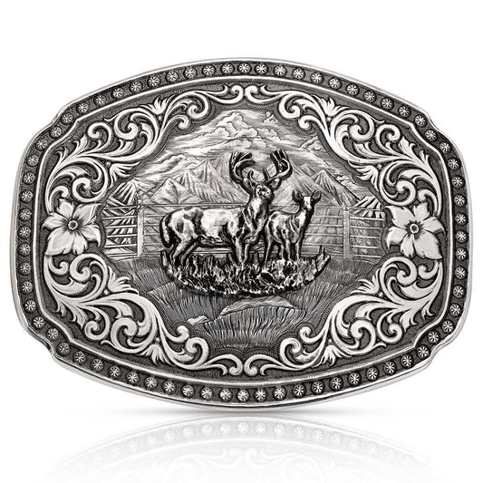 NATURES VALOUR BUCKLE- BUCK AND DOE