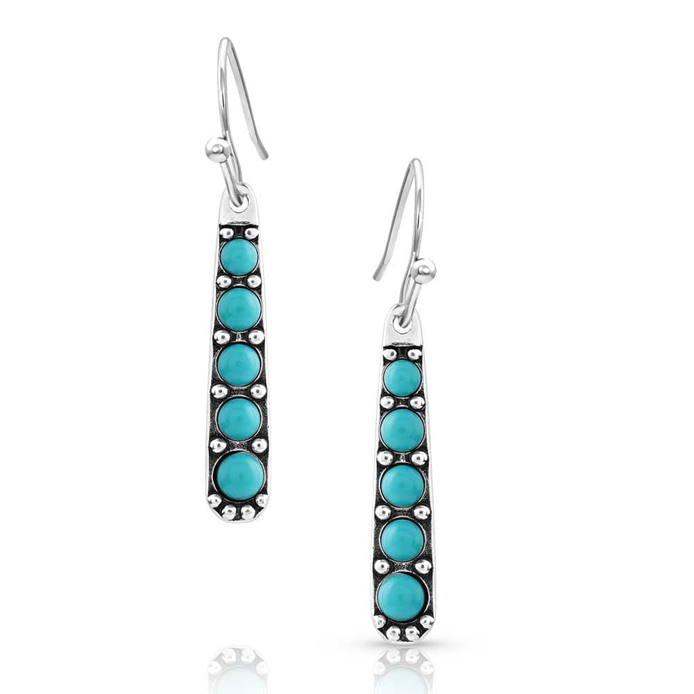 TURQUOISE CASCAE EARRINGS