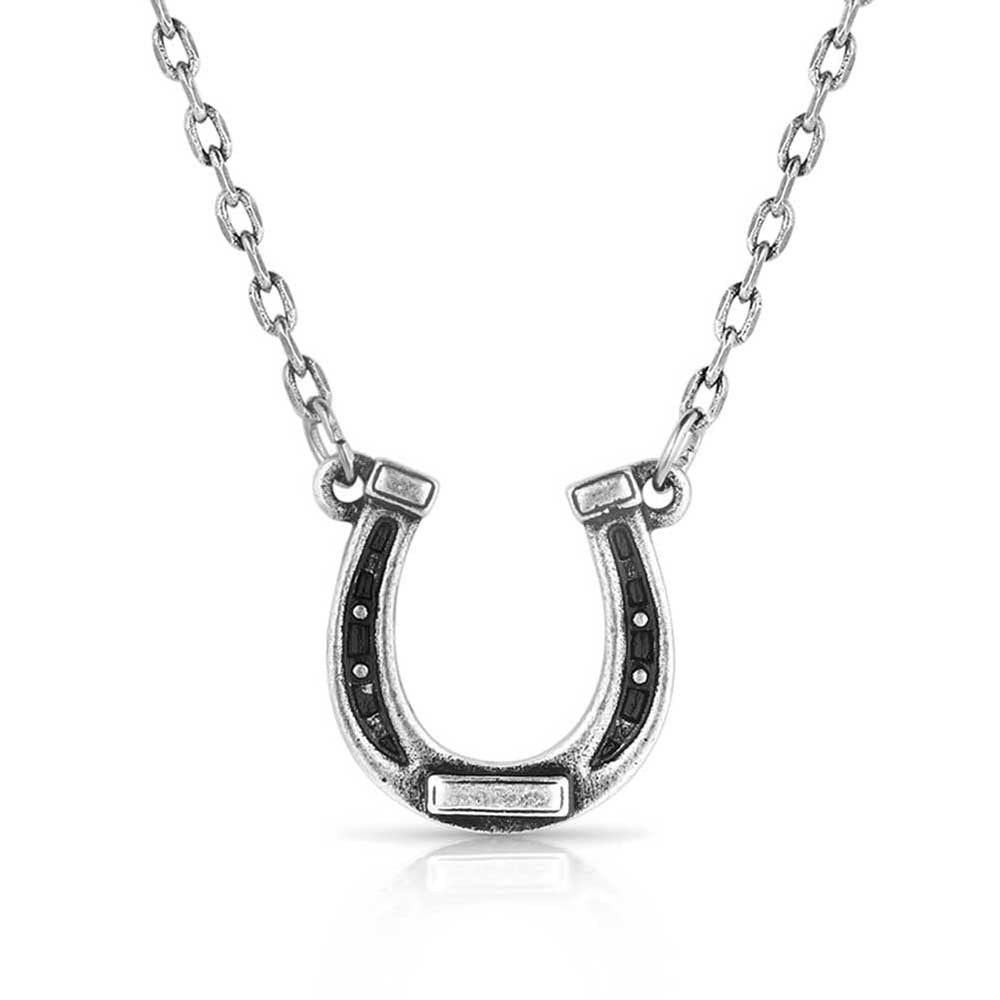 HORSESHOE PENDANT NECKLACE