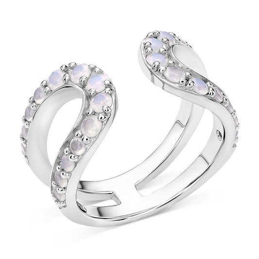 IN THE LOOP WHITE OPAL RING