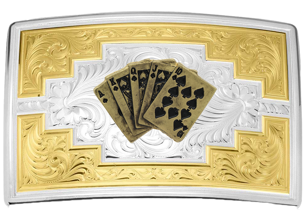 ROYAL FLUSH MONTANA BUCKLE