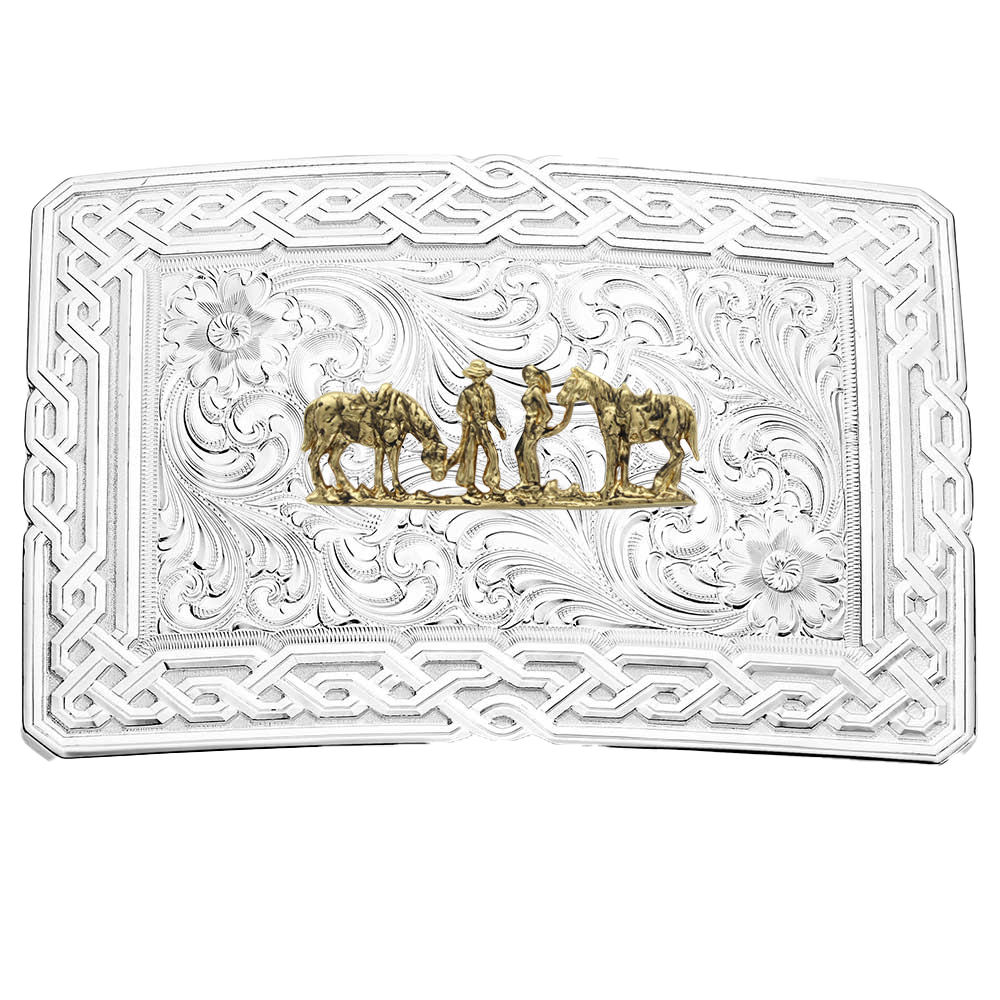 BRAIDED BORDER BUCKLE- BETWEEN FRIENDS