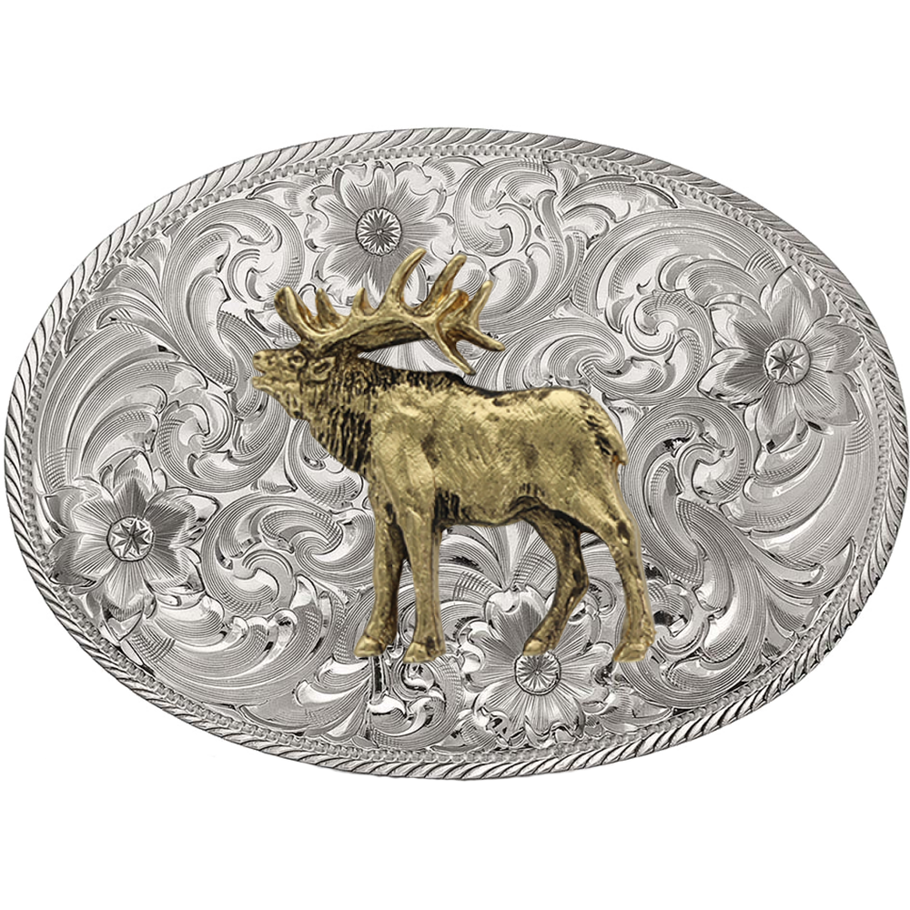 MONTANA ELK BUCKLE