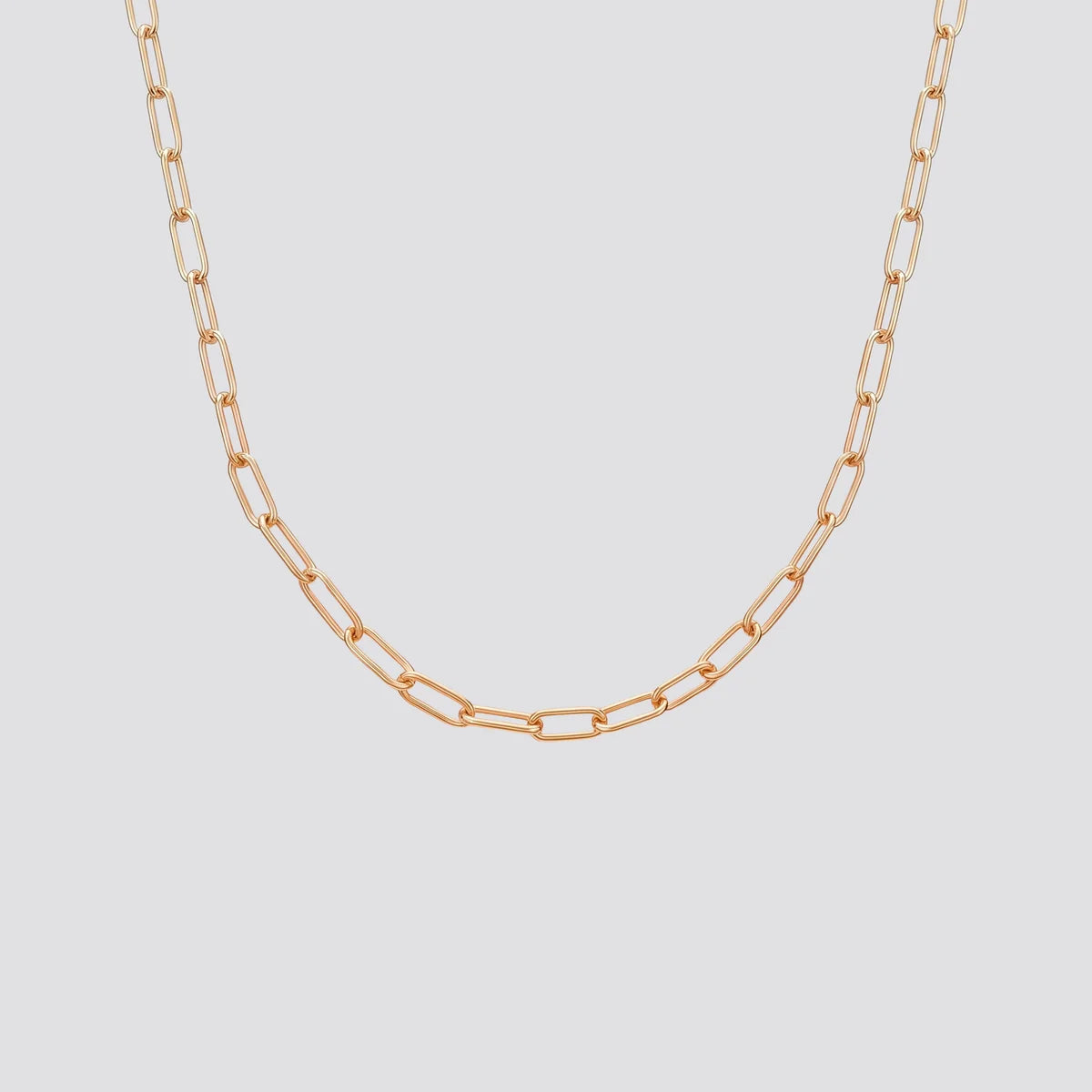 SLIM PAPERCLIP CHAIN NECKLACE