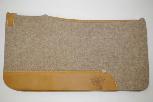 MUSTANG 3/4" 100% WOOL CONTOURED PAD