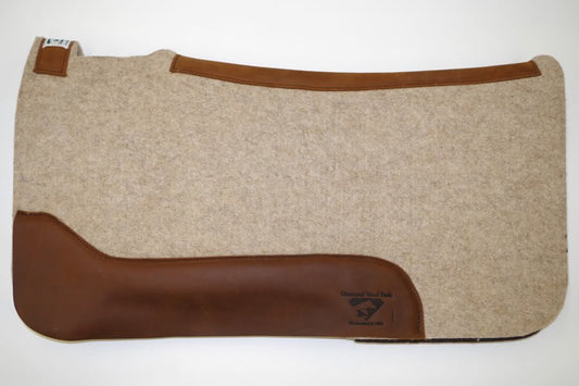 DIAMOND WOOL 1" CONTOURED PAD - COWBOY TAN