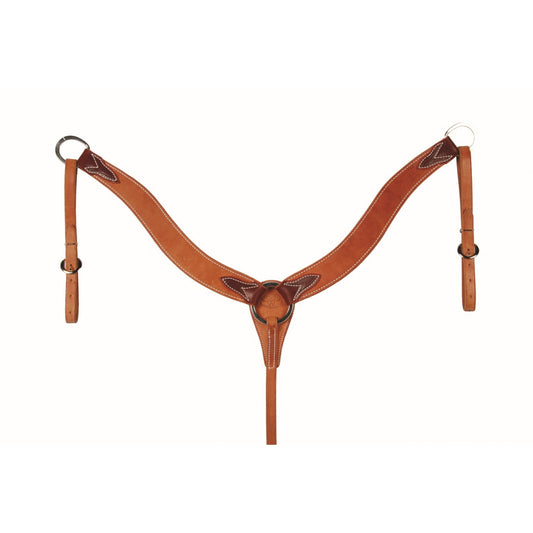 HARNESS LEATHER BREASTCOLLAR WITH LATIGO LINING