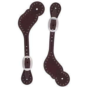 WORKING TACK SPUR STRAPS WITH SPOTS