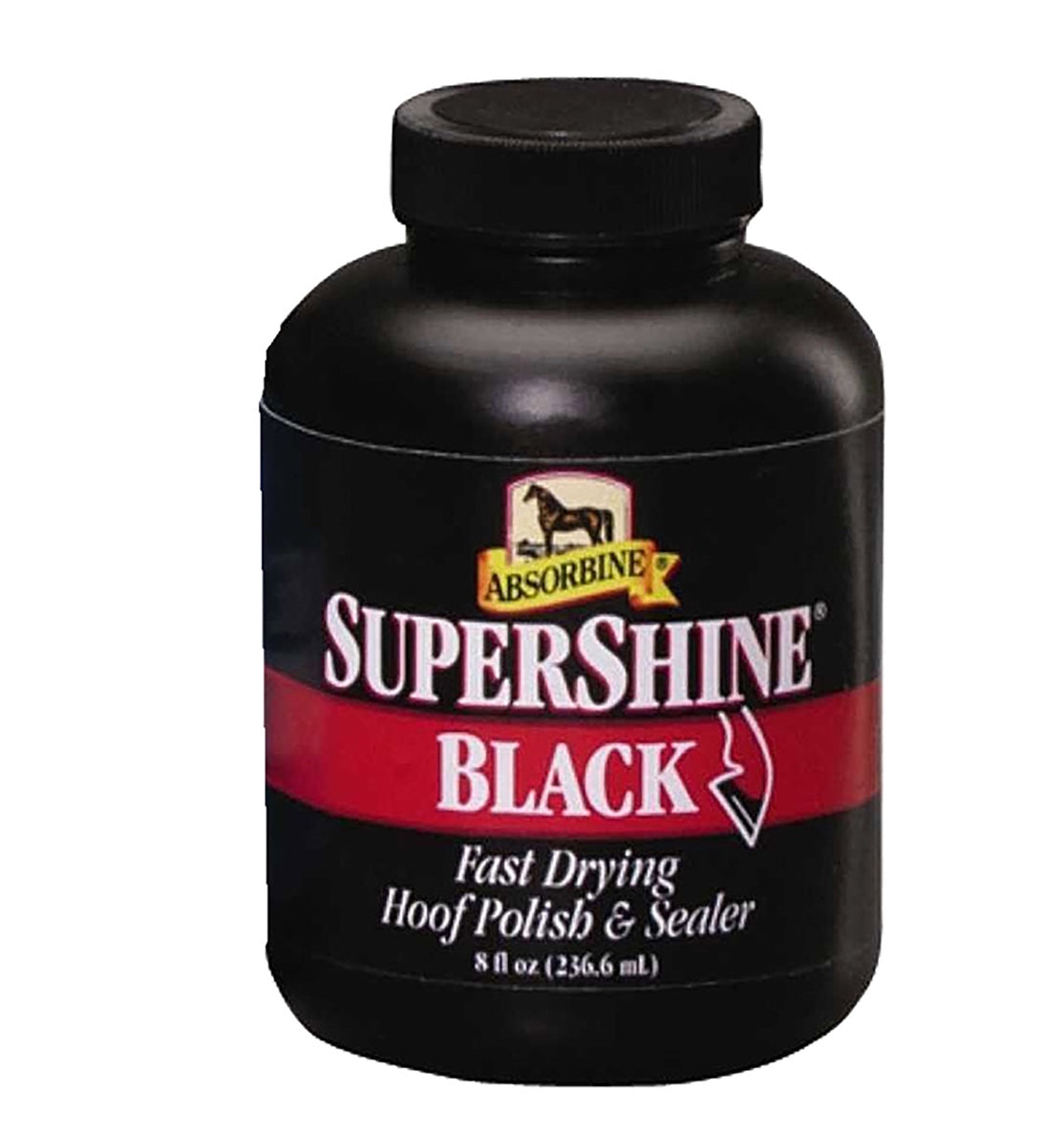 ABSORBINE SUPERSHINE HOOF POLISH - BLACK
