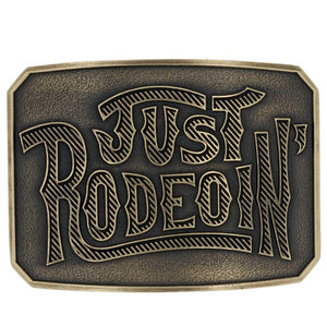 ATTITUDE JUST RODEOIN' BUCKLE
