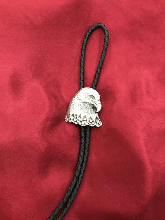 EAGLE HEAD BOLO TIE