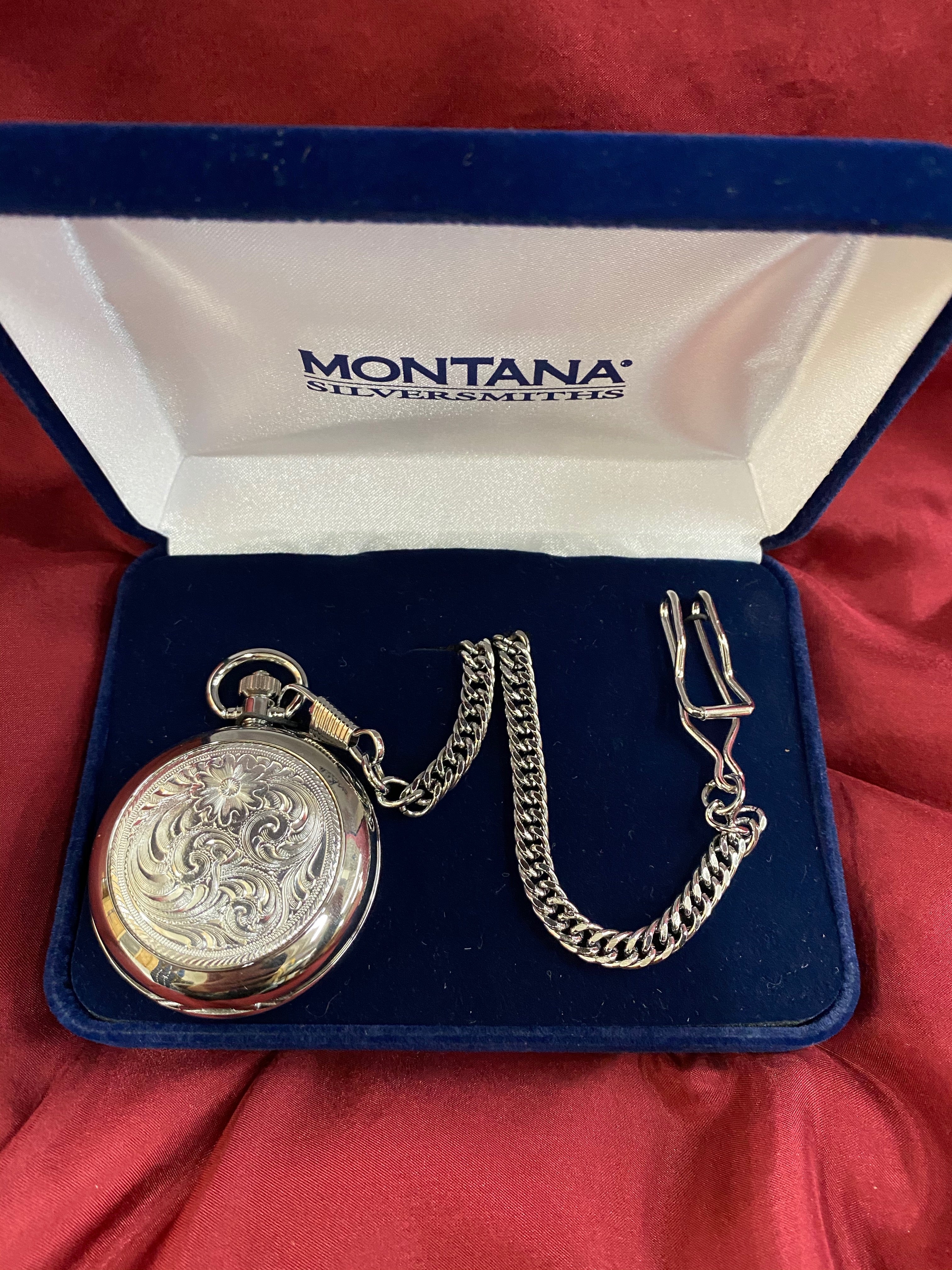 ENGRAVED POCKET WATCH