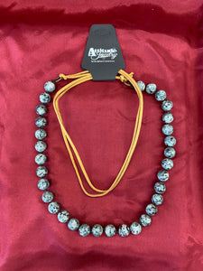 ATTITUDE MARBLE BEADED NECKLACE