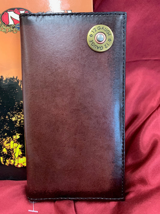 MENS NOCONA RODEO WALLET W/ SHOTGUN SHELL