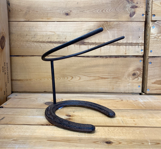 M&F CAST IRON HORSESHOE HAT RACK