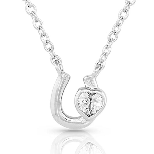 LUCKY IN LOVE HORSESHOE NECKLACE