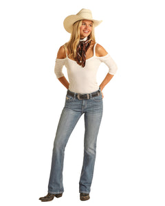 ROCK&ROLL COWGIRL MID RISE 20% OFF