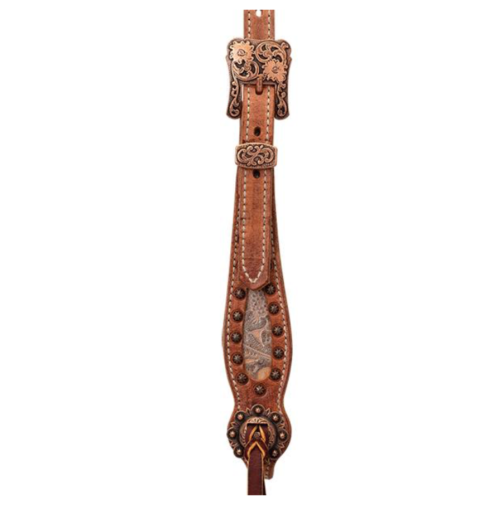 WEAVER COPPER BLOSSOM BROWBAND HEADSTALL- 30% OFF